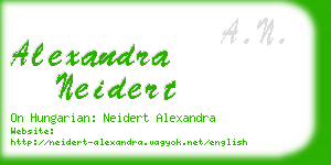 alexandra neidert business card